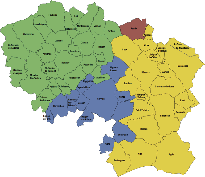 Carte du territoire